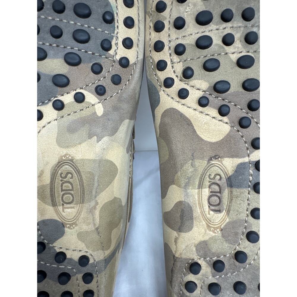 TOD'S Gommino Driving Shoes, Men's Size 8, Camo - Picture 11 of 15
